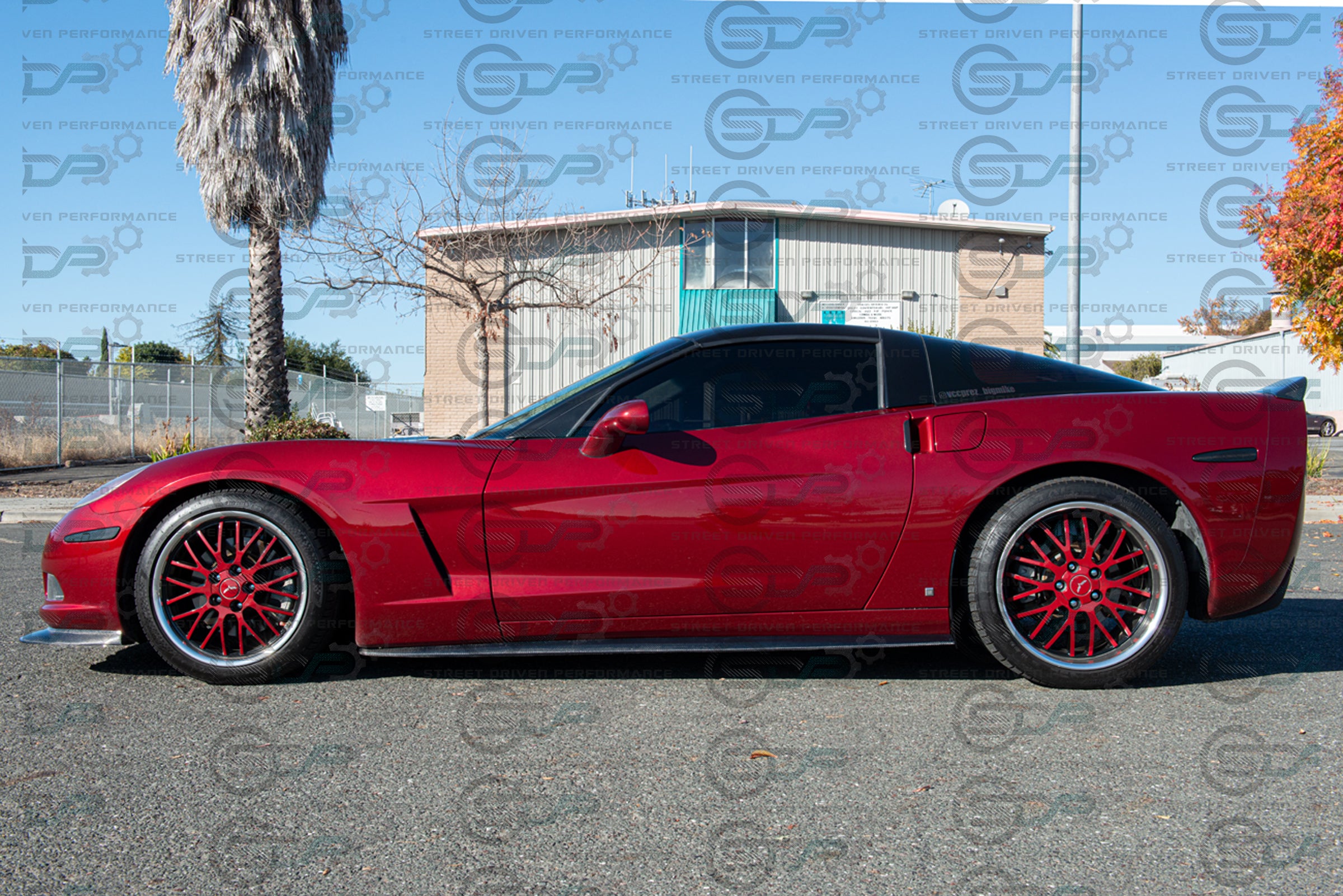 2005-2013 C6 Corvette - Base Model - ZR1 Conversion Side Skirts / Rocker Panels / Ground Effects with Mud Flaps